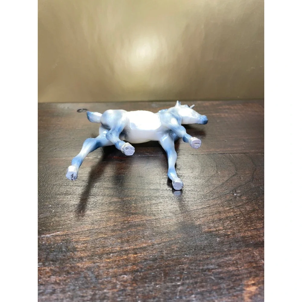 Breyer Unicorn Foal Caspian Sea Star‎ Model Horse Unicorn Sylver Blue
